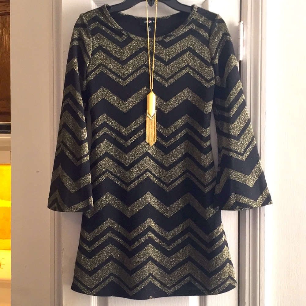Girls Amy Byer Dress w/Necklace